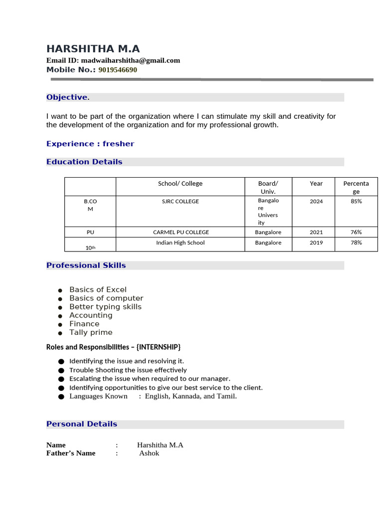 Harshitha m a Resume PDF - 1