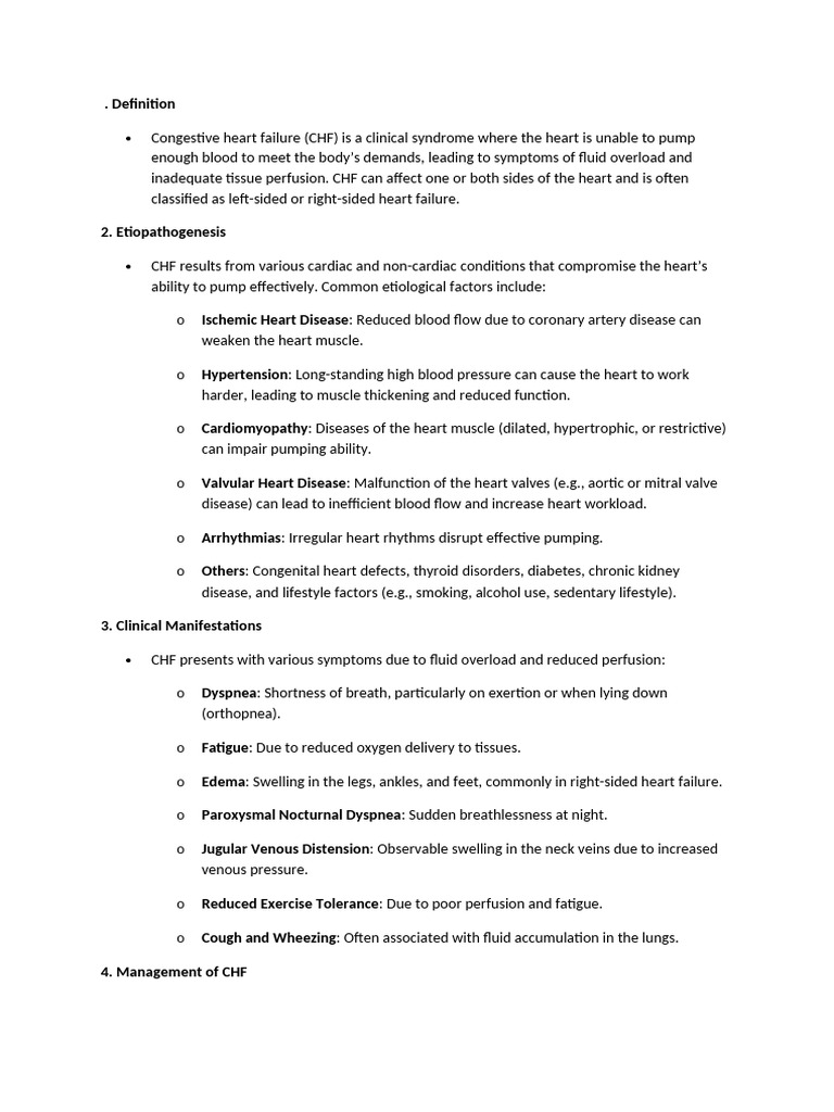 C Heart failure | PDF | Heart Failure | Heart