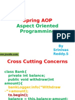 Spring AOP: Aspect Oriented Programming