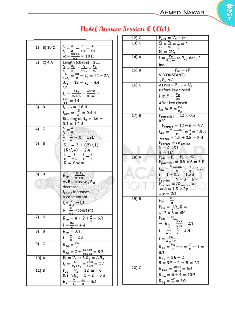 1018835177M.A Session (6) CH (1) 2024 | PDF | Electrical Engineering ...