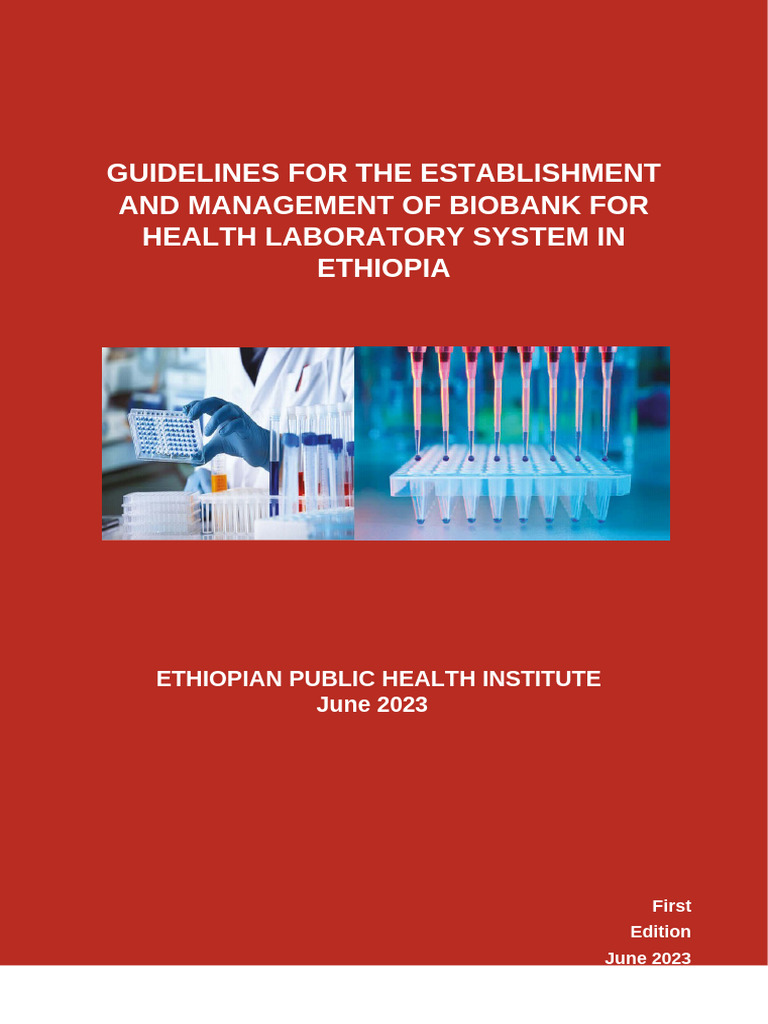 Biobanking Guidelines for Ethiopia | PDF
