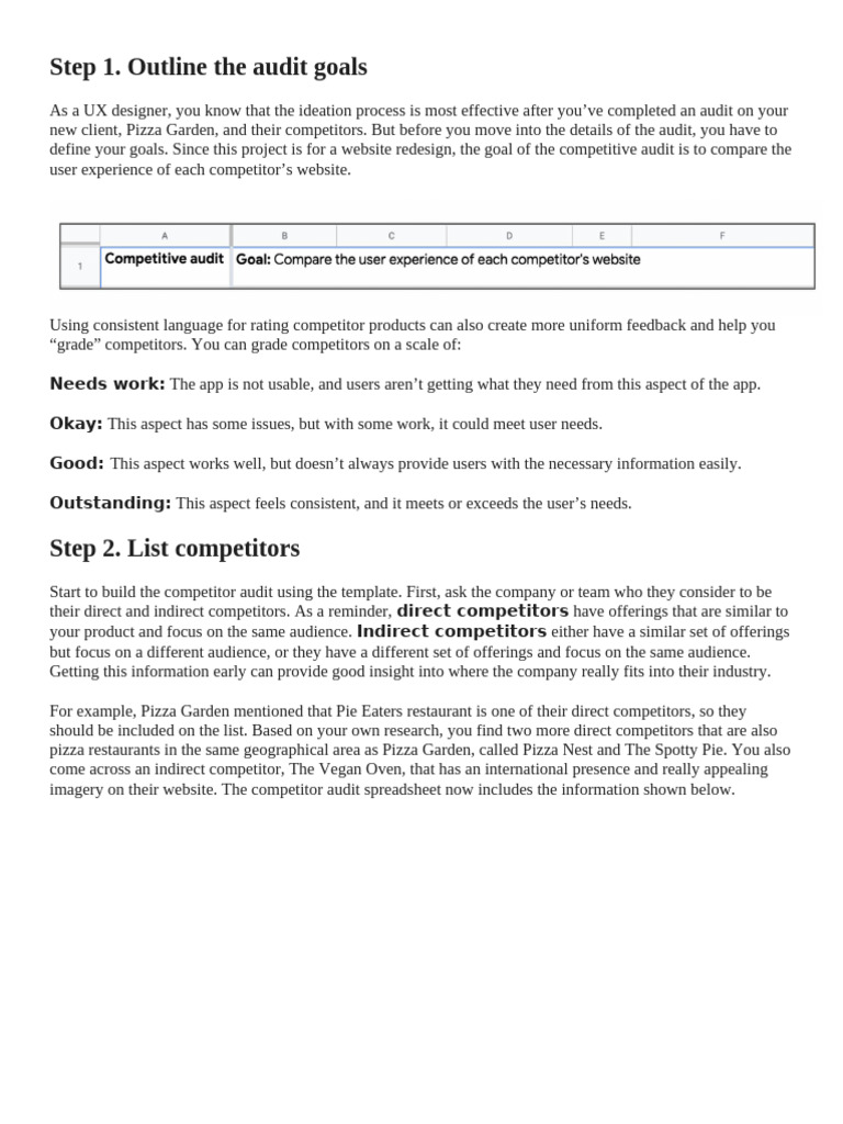 How To Do Competitive Audit | PDF | Brand | Computing