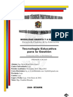 Las Nuevas Tecnológias en La Educación