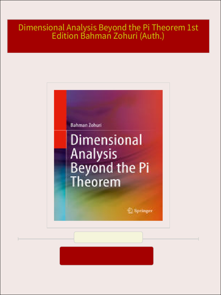 get-dimensional-analysis-beyond-the-pi-theorem-1st-edition-bahman