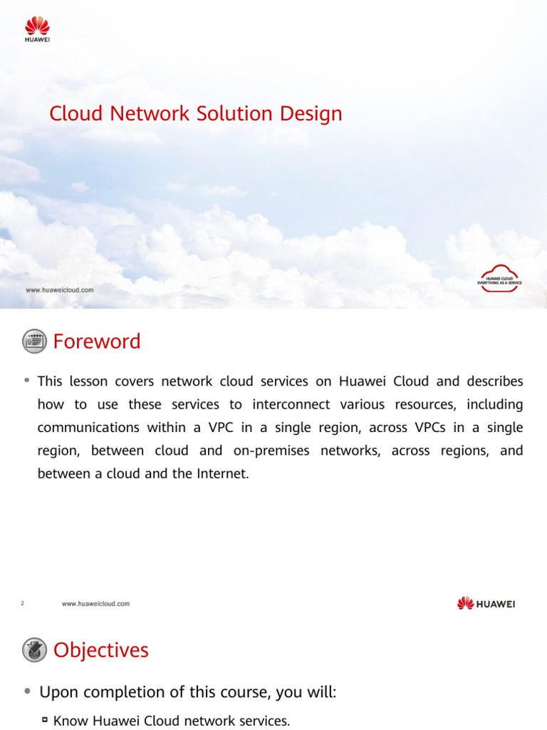Huawei Cloud VPC Peering Overview | PDF | Computer Network | Ip Address