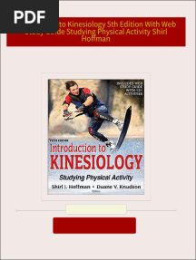 Instant Download Introduction to Kinesiology 5th Edition With Web Study Guide Studying Physical Activity Shirl Hoffman PDF All Chapters