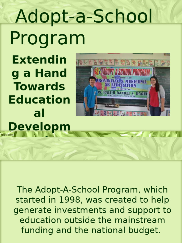 Adopt A Schoolprogram 130823095019 Phpapp02 | PDF | Cost Of Living