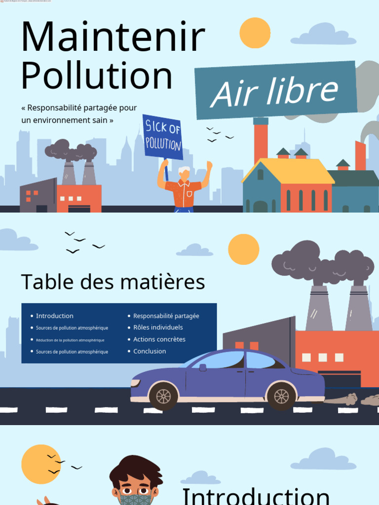 Affiche sur la pollution de l'air | PDF | Environnement naturel | la ...