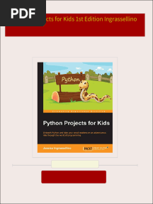 [Ebooks PDF] download Python Projects for Kids 1st Edition Ingrassellino full chapters