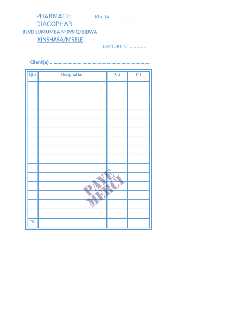 Reçu | PDF