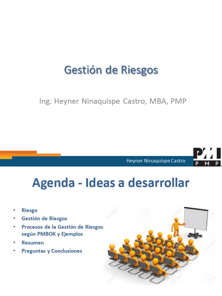 Gestión de Riesgos en Proyectos PMBOK | PDF | Riesgo