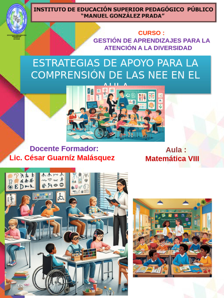 Estrategias de apoyo para la comprensión de las NEE | PDF | Aprendizaje ...
