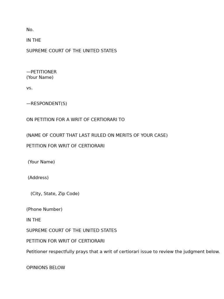 Chap21_WritCertiorari | PDF | Certiorari | Appeal