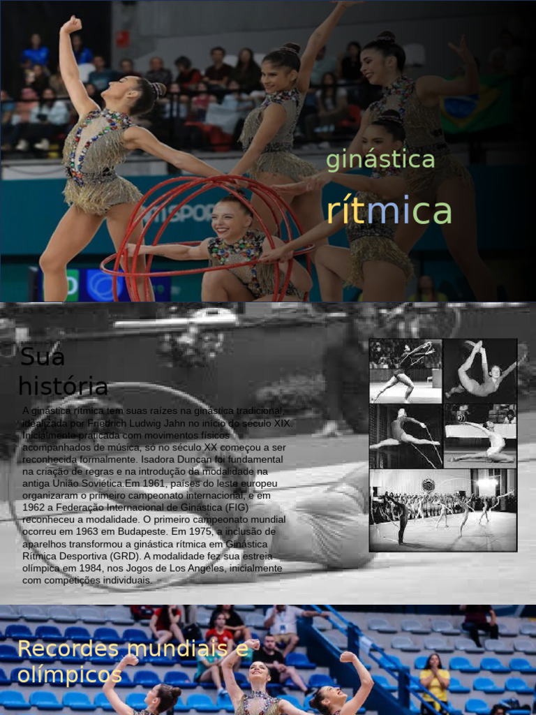 História e Curiosidades da Ginástica Rítmica | PDF | Ginástica | Esportes