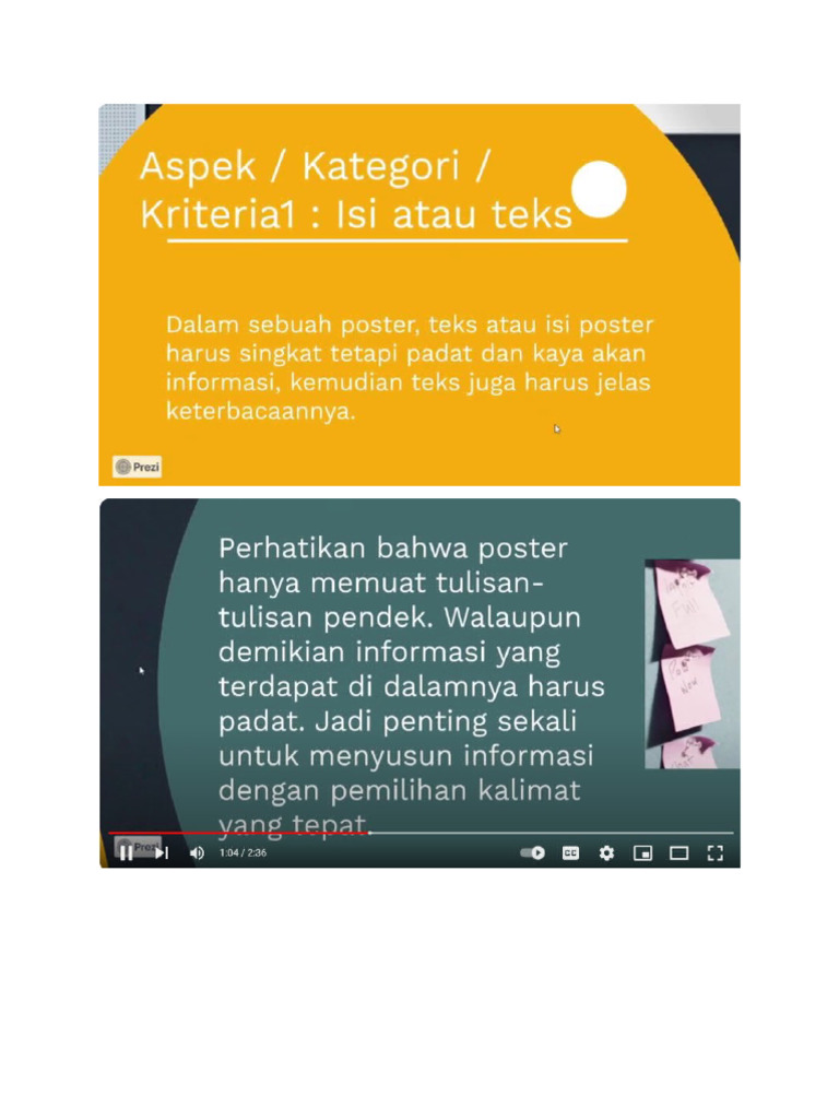 Penilaian Poster | PDF