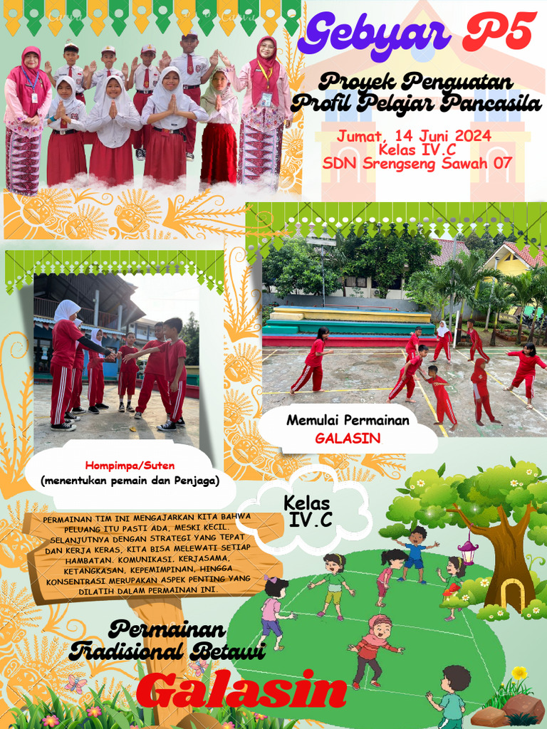 Permainan Tradisional Galasin di SDN 07 | PDF