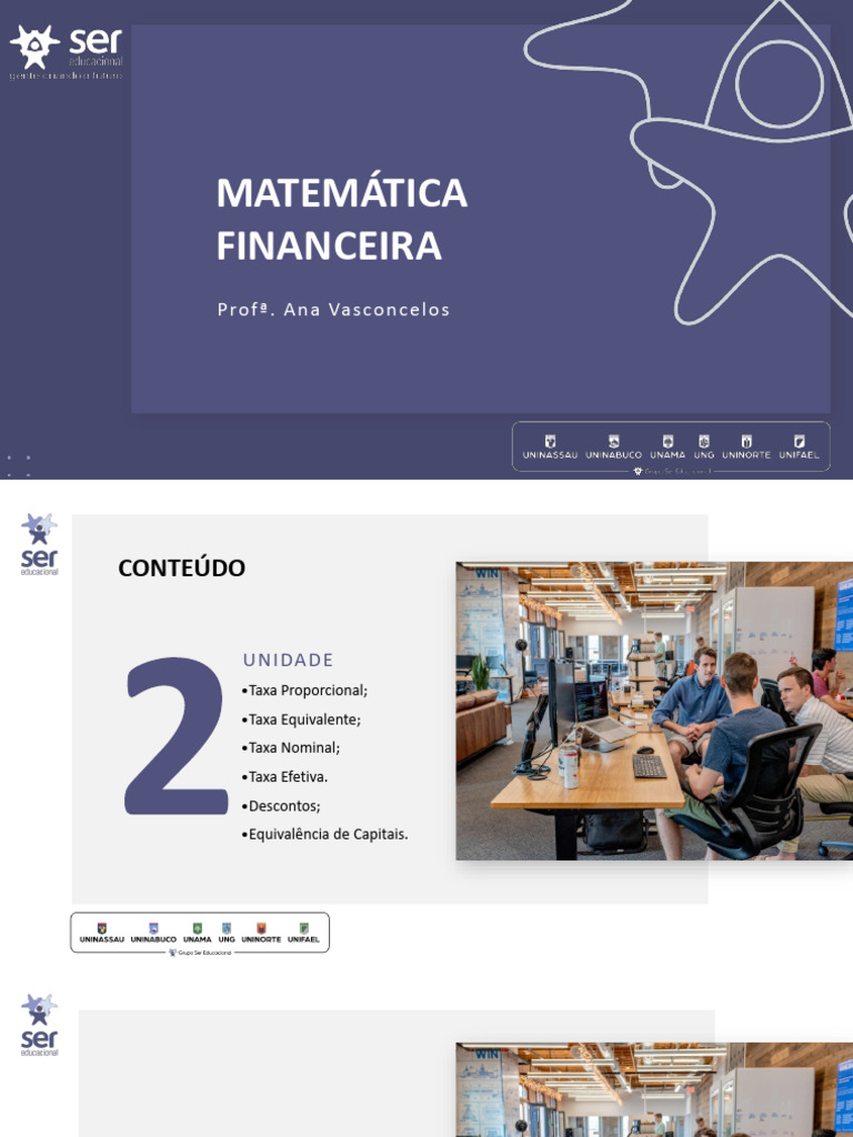 Taxas e Descontos em Matemática Financeira | PDF | Desconto | Juros