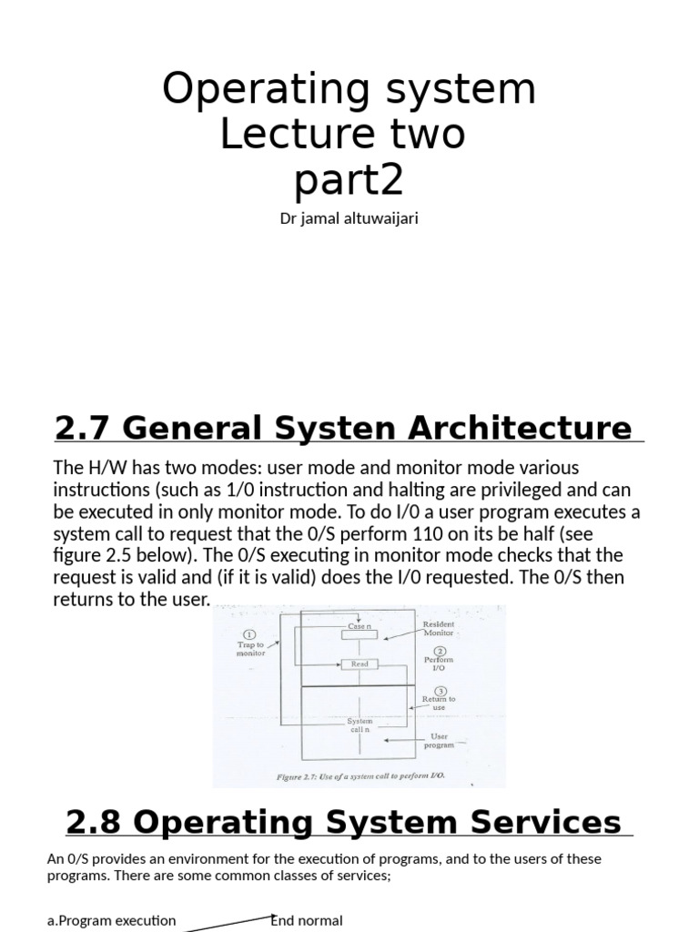2-2 | PDF | Operating System | Programming