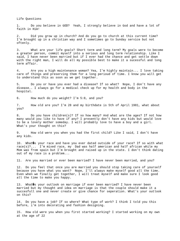 Question & Answer | PDF
