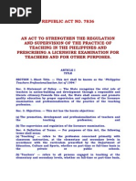 Download Republic Act No 7836 by Alfie Dumaguing SN80709034 doc pdf