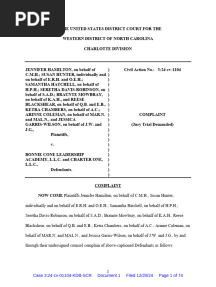 Federal lawsuit filed against Bonnie Cone Leadership Academy