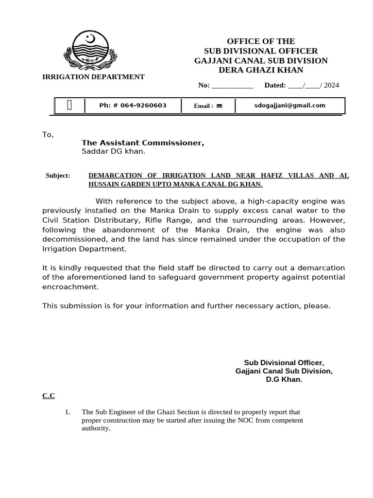 AC DEMARCATION OF LAND | PDF