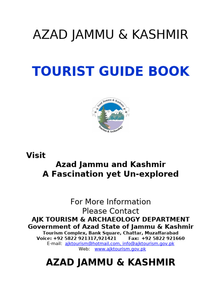 AJK Tourist Guide: Attractions & Info | PDF