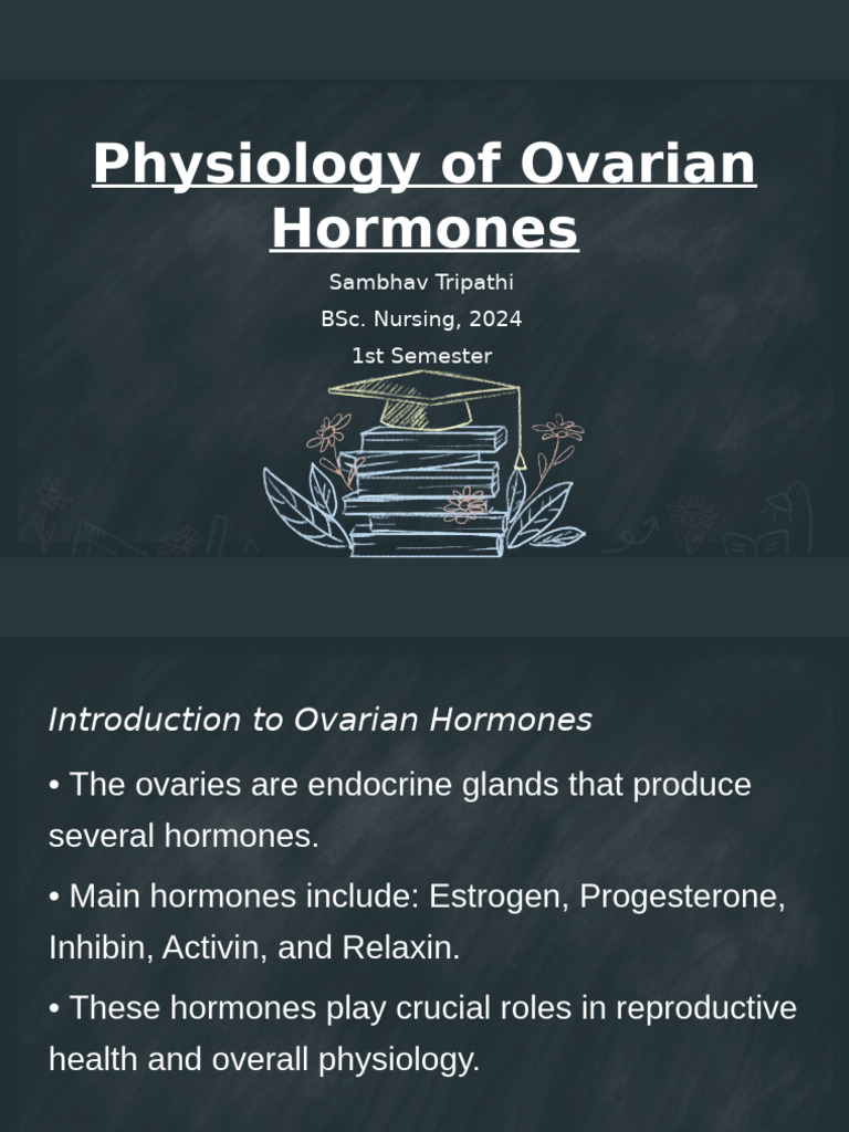 Ovarian Hormones: Functions & Roles | PDF
