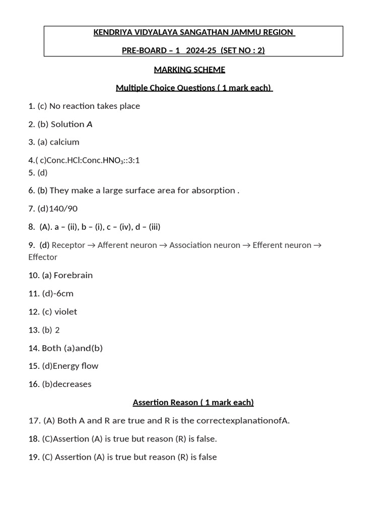 X SCI PB1 SET-2 MS | PDF | Dominance (Genetics) | Genotype