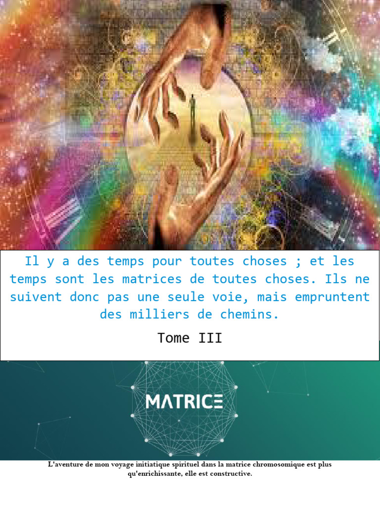 Matrice .# 22 - Part 3 | PDF | Vérité