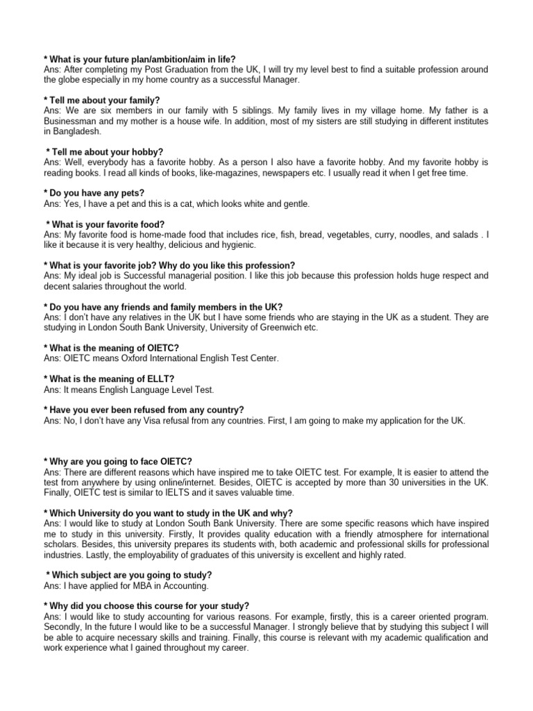 Speaking Pdf International English Language Testing System