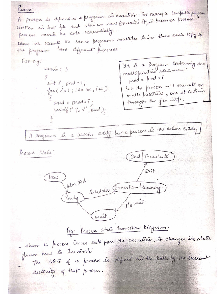 Os Notes Unit 3 | PDF