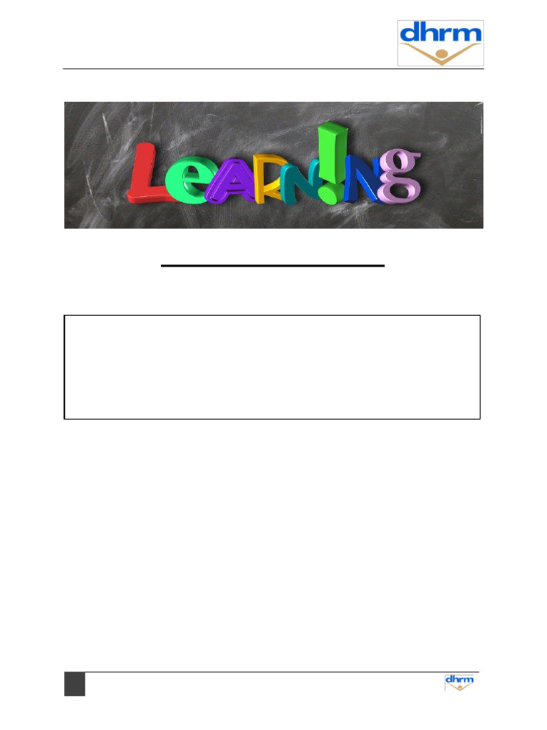 Learning Methods Guide Public Version Pdf Learning Mentorship