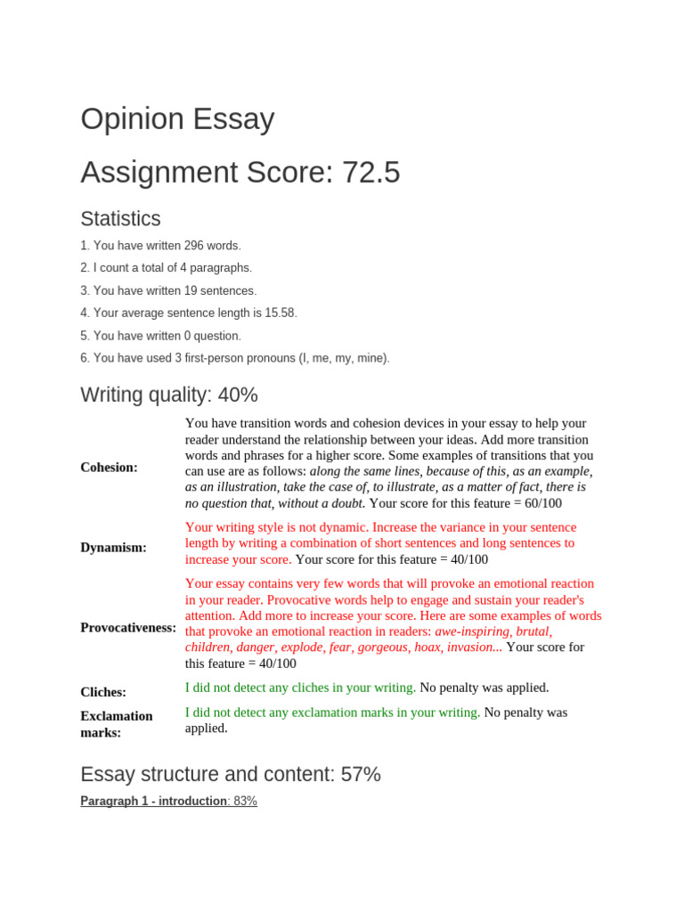 Writing Task 3 Test 6 Feedback | PDF | Argument | Fallacy