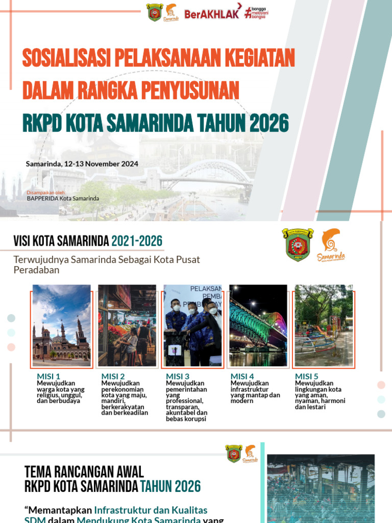 Sosialisasi Pelaksanaan Kegiatan dalam Rangka Penyusunan RKPD 2026 | PDF