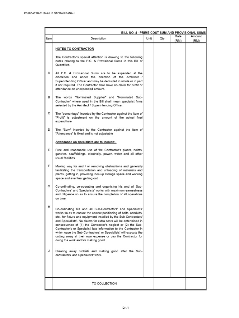 Prov Sum | PDF | Concrete | Roof