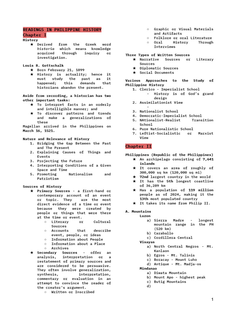 Philippine History Overview and Insights | PDF | Philippines