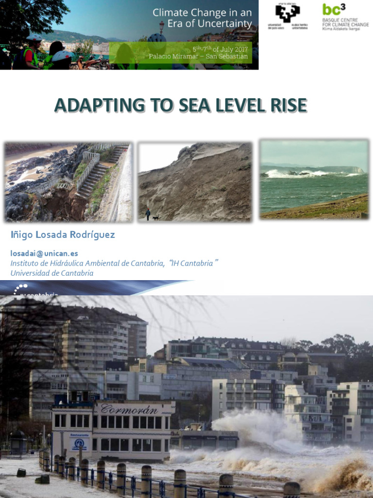 Adapting To Sea Level Rise Pdf Risk Hazards