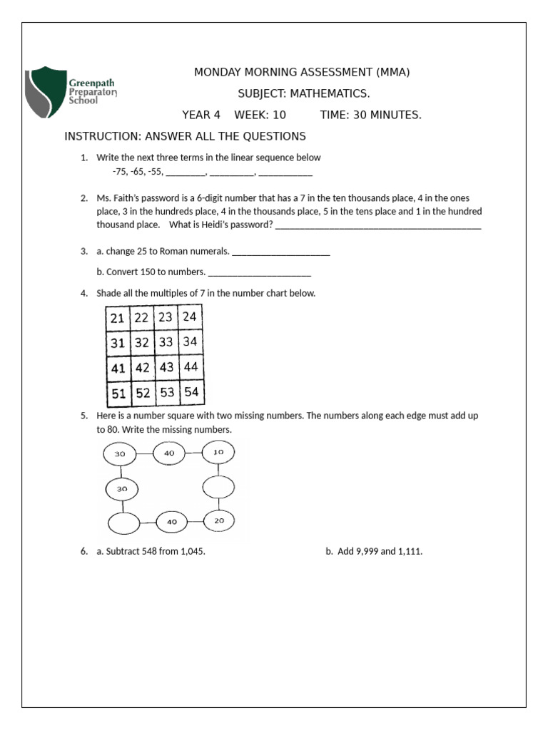 MMA_WEEK 10_YEAR_4 | PDF