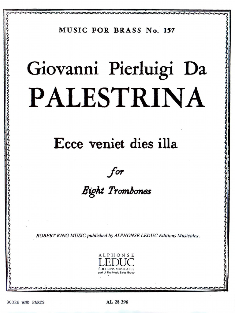 Ecce Veniet SCORE | PDF