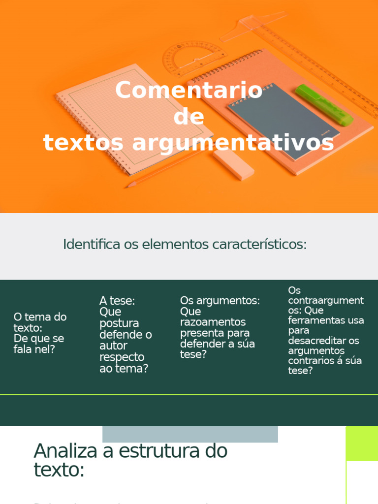 Comentario Texto Argumentativo | PDF