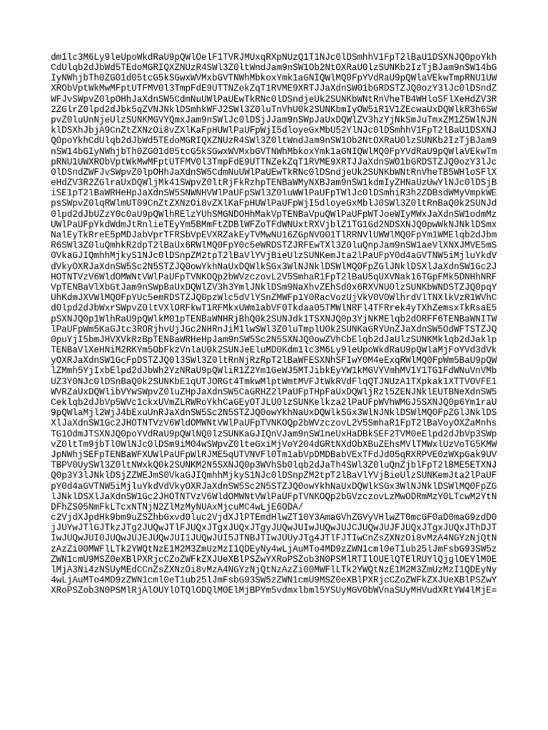 Base64 Encoded Data Stream | PDF
