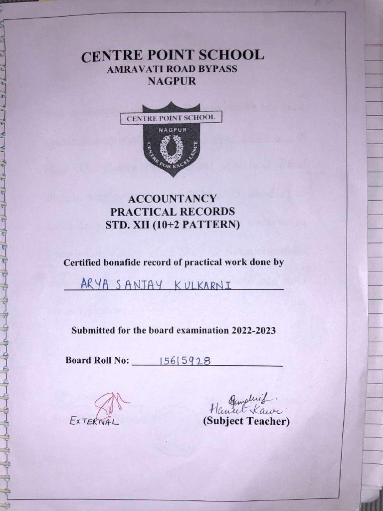 Accounts Project | PDF