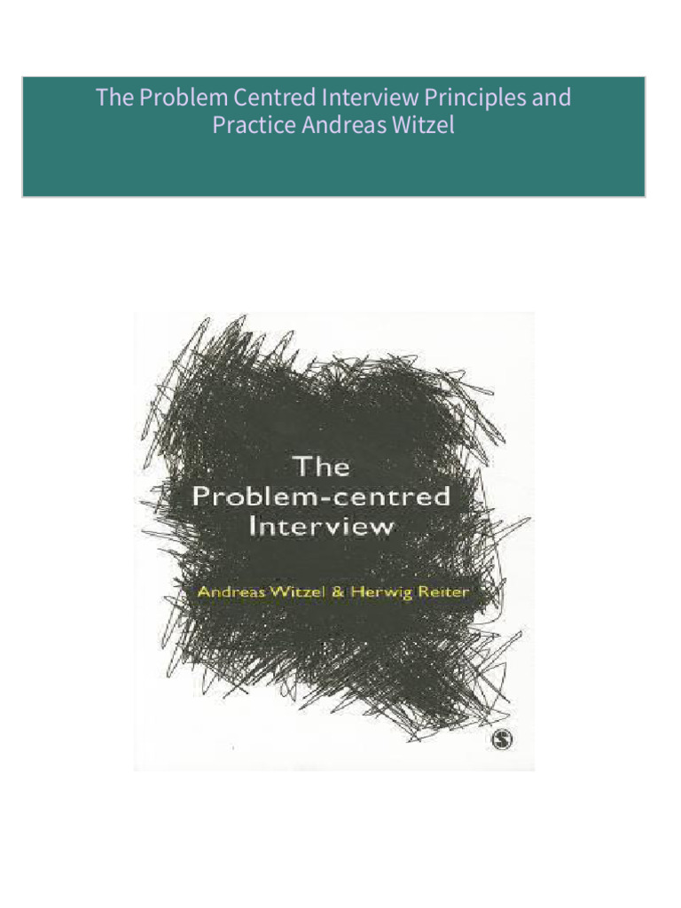 Andreas Witzel, Herwig Reiter: The Problem-Centred Interview – TQFNT