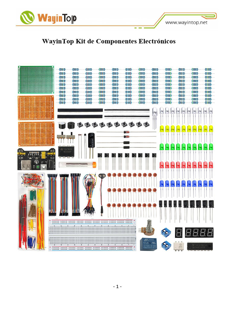 Kit Divertido de Electrónica WayinTop | PDF | Arduino | Color