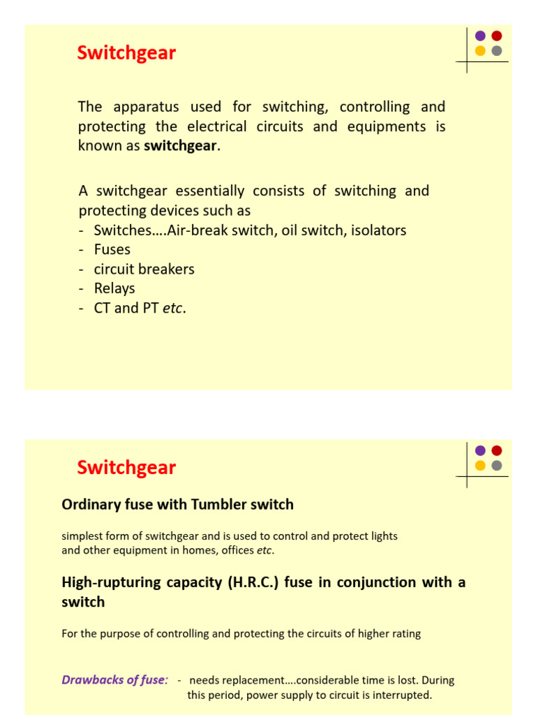 Power System | PDF | Fuse (Electrical) | Switch