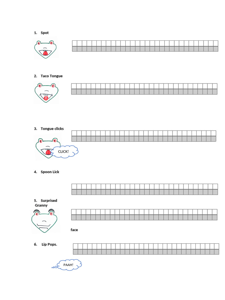 Creative Tongue and Face Sounds | PDF