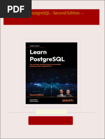 Download ebooks file Learn PostgreSQL - Second Edition -.- all chapters
