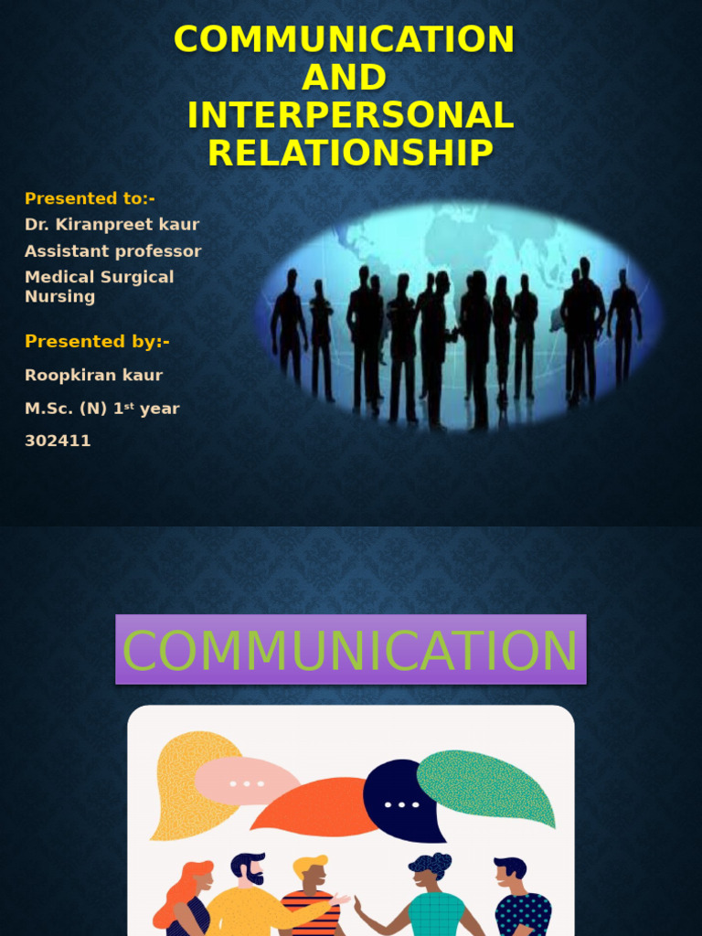 Communication and Interpersonal Skills | PDF | Communication | Intimate ...