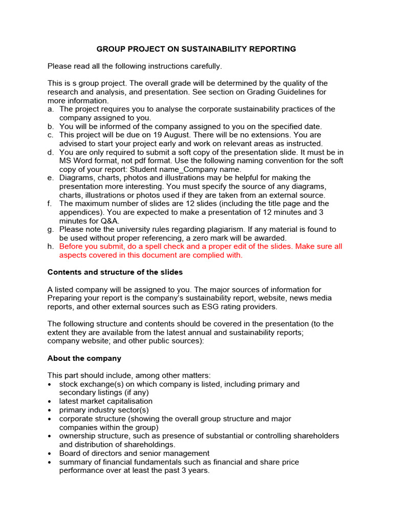 Project Breifing (Simplified) | PDF | Business | Economies